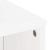 Dulap lateral „ODDA” alb 40x24x79 cm, lemn masiv de pin GartenMobel Dekor