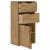 Dulap lateral cu sertare „ODDA” 40x24x79 cm lemn masiv de pin GartenMobel Dekor