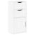 Dulap lateral cu sertare ODDA alb 40x24x79 cm lemn masiv de pin GartenMobel Dekor