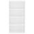 Dulap lateral „ODDA” alb 40x24x79 cm, lemn masiv de pin GartenMobel Dekor