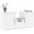 Dulap TV cu sertar „ODDA” alb 79x24x40 cm lemn masiv de pin GartenMobel Dekor
