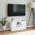 Dulap TV cu sertar „ODDA” alb 79x24x40 cm lemn masiv de pin GartenMobel Dekor