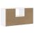 Dulap TV cu sertar „ODDA” alb 79x24x40 cm lemn masiv de pin GartenMobel Dekor