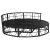 Pat de lounge pentru exterior fără baldachin Poly Rattan negru GartenMobel Dekor
