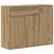 Bufetă Stejar Artisan 88x30x70 cm Lemn prelucrat GartenMobel Dekor