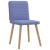 Scaune de sufragerie 4 buc țesătură Jeans Blue GartenMobel Dekor
