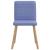 Scaune de sufragerie 4 buc țesătură Jeans Blue GartenMobel Dekor