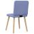 Scaune de sufragerie 4 buc țesătură Jeans Blue GartenMobel Dekor