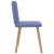 Scaune de sufragerie 6 buc țesătură Jeans Blue GartenMobel Dekor