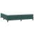 Pat cu arcuri fără saltea verde închis 200x210 cm catifea GartenMobel Dekor