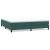 Pat cu arcuri fără saltea verde închis 200x210 cm catifea GartenMobel Dekor