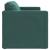 Canapea extensibilă de podea 2 în 1, verde închis, 122x204x55cm GartenMobel Dekor