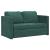 Canapea extensibilă de podea 2 în 1, verde închis, 122x204x55cm GartenMobel Dekor