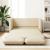 Canapea extensibilă 2 în 1, crem, 112x174x55 cm, textil GartenMobel Dekor