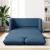 Canapea extensibilă 2 în 1, albastru, 112x174x55 cm textil GartenMobel Dekor