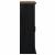 Dulap suspendat HALDEN 2 uși glisante negru 75x22,5x70 cm pin GartenMobel Dekor