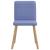 Scaune de sufragerie 2 buc țesătură Jeans Blue GartenMobel Dekor