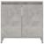 Dulap de baie, gri beton, 60x33x61 cm, lemn prelucrat GartenMobel Dekor