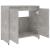 Dulap de baie, gri beton, 60x33x61 cm, lemn prelucrat GartenMobel Dekor