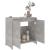 Dulap de baie, gri beton, 60x33x61 cm, lemn prelucrat GartenMobel Dekor