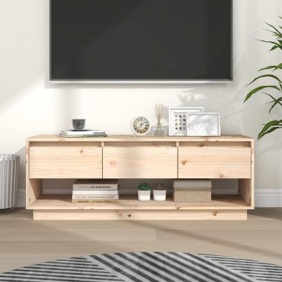 Comodă TV, 110,5x34x40 cm, lemn masiv de pin GartenMobel Dekor