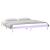 Cadru de pat cu LED, 140x190 cm, lemn masiv GartenMobel Dekor