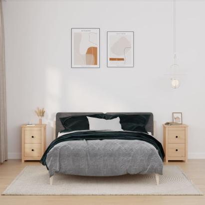 Noptiere, 2 buc., 40x35x61,5 cm, lemn masiv de pin GartenMobel Dekor