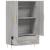 Dulap gri Sonoma 69,5x31x115 cm, lemn prelucrat GartenMobel Dekor