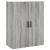 Dulap montat pe perete, gri sonoma, 69,5x34x90 cm GartenMobel Dekor