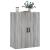 Dulap montat pe perete, gri sonoma, 69,5x34x90 cm GartenMobel Dekor