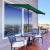 Umbrela balcon/terasa, semirotunda, verde, 270 cm GartenVIP DiyLine