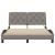 Cadru de pat cu LED fără saltea Taupe 120x200 cm Material GartenMobel Dekor