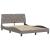 Cadru de pat cu LED fără saltea Taupe 120x200 cm Material GartenMobel Dekor