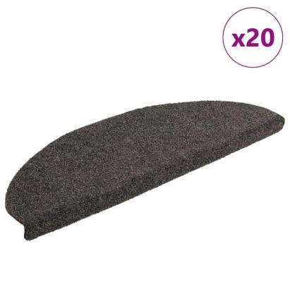 Covorașe scară autoadezive 20 buc Antracit 65x21x4 cm GartenMobel Dekor