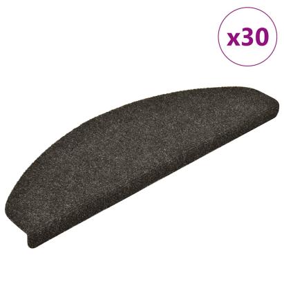 Covorașe scară autoadezive 30 buc Antracit 65x21x4 cm GartenMobel Dekor
