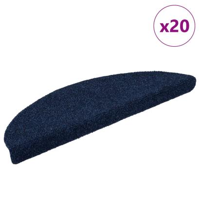 Covorașe scară autoadezive 20 buc Navy 56x17x3 cm GartenMobel Dekor