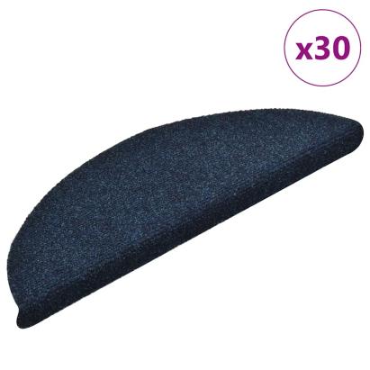 Covorașe scară autoadezive 30 buc Navy 56x17x3 cm GartenMobel Dekor