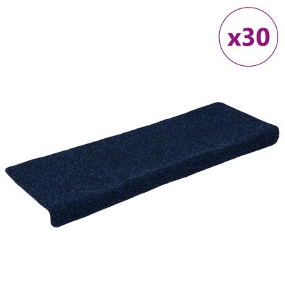 Covorașe scară autoadezive 30 buc Navy 65x21x4 cm GartenMobel Dekor