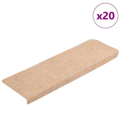 Covorașe scară autoadezive 20 buc Maro 65x21x4 cm GartenMobel Dekor