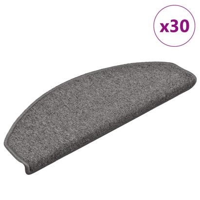 Covorașe scară 30 buc gri închis 65x24x4 cm GartenMobel Dekor