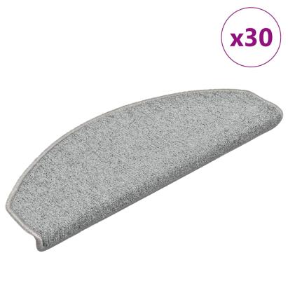 Covorașe scară 30 buc gri deschis 65x24x4 cm GartenMobel Dekor