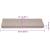 Covorașe scară 30 buc 65x21x4 cm Taupe GartenMobel Dekor