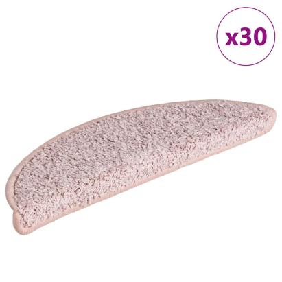 Covorașe scară 30 buc roz deschis 65x21x4 cm GartenMobel Dekor