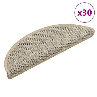 Covorașe scări autoadezive 30 buc. verde 56x17x3cm aspect sisal GartenMobel Dekor