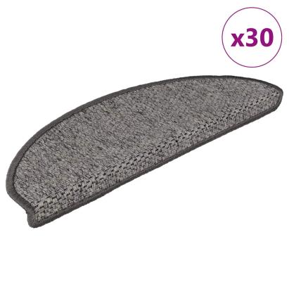 Covorașe scară autoadezive aspect sisal 30 buc. maro bej GartenMobel Dekor