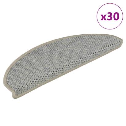 Covorașe scări autoadezive, 30 buc. verde 65x21x4 cm, sisal GartenMobel Dekor
