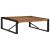 Masuta de cafea multicolora 100x100x35 cm lemn masiv recuperat GartenMobel Dekor