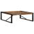 Masuta de cafea multicolora 100x100x35 cm lemn masiv recuperat GartenMobel Dekor