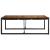 Masuta de cafea 100x100x35 cm din lemn masiv de salcam GartenMobel Dekor