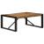 Masuta de cafea multicolora 80x80x35 cm lemn masiv recuperat GartenMobel Dekor